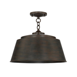 Capital Lighting 229111NG Tybee 1 Light Pendant Nordic Grey