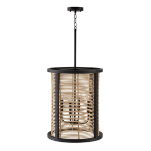 Capital Lighting 544041FK Rico 4 Light Foyer Flat Black