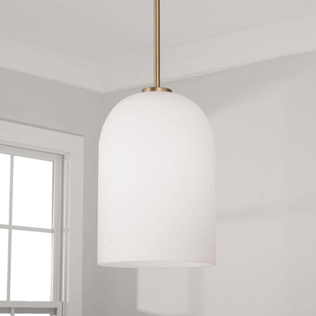 Capital Lighting 348811AD Lawson 1 Light Pendant Aged Brass