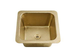Thompson Traders Tamayo Hammered Brass Tamayo 1S-HPB Semi-Satin Brass
(Hammered)