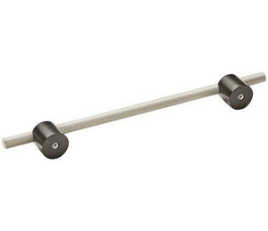 Amerock Cabinet Pull Matte Black/Silver Champagne 7-9/16 inch (192 mm) Center to Center Transcendent 1 Pack Drawer Pull Drawer Handle Cabinet Hardware