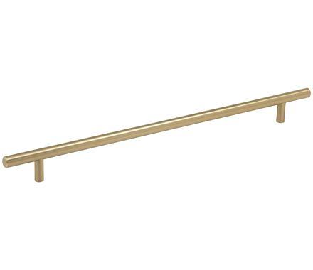 Amerock Cabinet Pull Golden Champagne 12-5/8 inch (320 mm) Center to Center Bar Pulls 1 Pack Drawer Pull Drawer Handle Cabinet Hardware