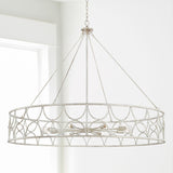 Capital Lighting 443381WW Ricci 8 Light Chandelier Winter White