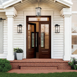 Capital Lighting 943843BK Barrett 4 Light Outdoor Wall Lantern Black
