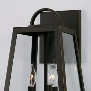Capital Lighting 943732OZ Leighton 3 Light Outdoor Wall Lantern Oiled Bronze