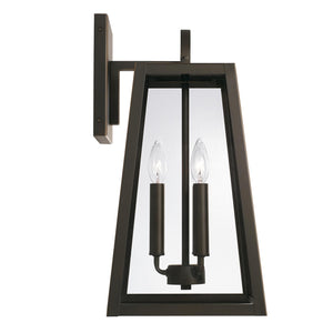 Capital Lighting 943732OZ Leighton 3 Light Outdoor Wall Lantern Oiled Bronze