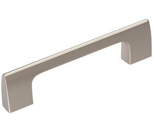 Amerock Cabinet Pull Polished Chrome 3-3/4 inch (96 mm) Center-to-Center Riva 1 Pack Drawer Pull Drawer Handle Cabinet Hardware