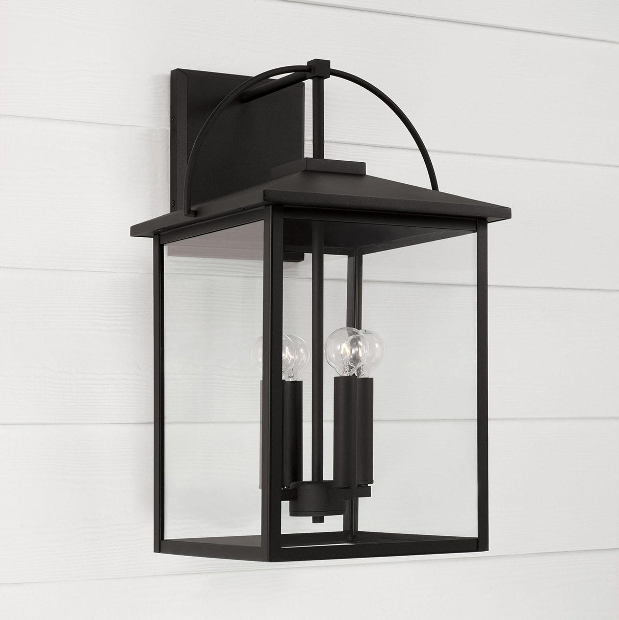 Capital Lighting 948041BK Bryson 4 Light Outdoor Wall Lantern Black