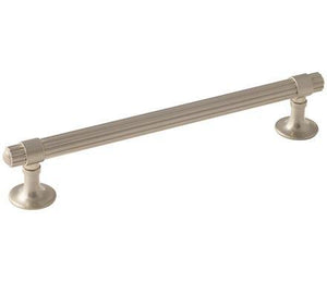 Amerock Cabinet Pull Satin Nickel 6-5/16 inch (160 mm) Center to Center Sea Grass 1 Pack Drawer Pull Drawer Handle Cabinet Hardware