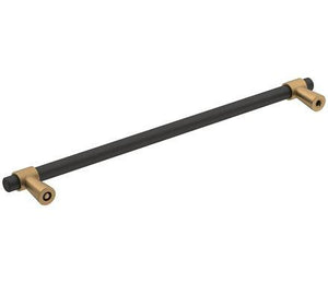 Amerock Cabinet Pull Matte Black/Champagne Bronze 8-13/16 inch (224 mm) Center-to-Center Mergence 1 Pack Drawer Pull Cabinet Handle Cabinet Hardware