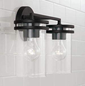 Capital Lighting 148721MB-539 Fuller 2 Light Vanity Matte Black