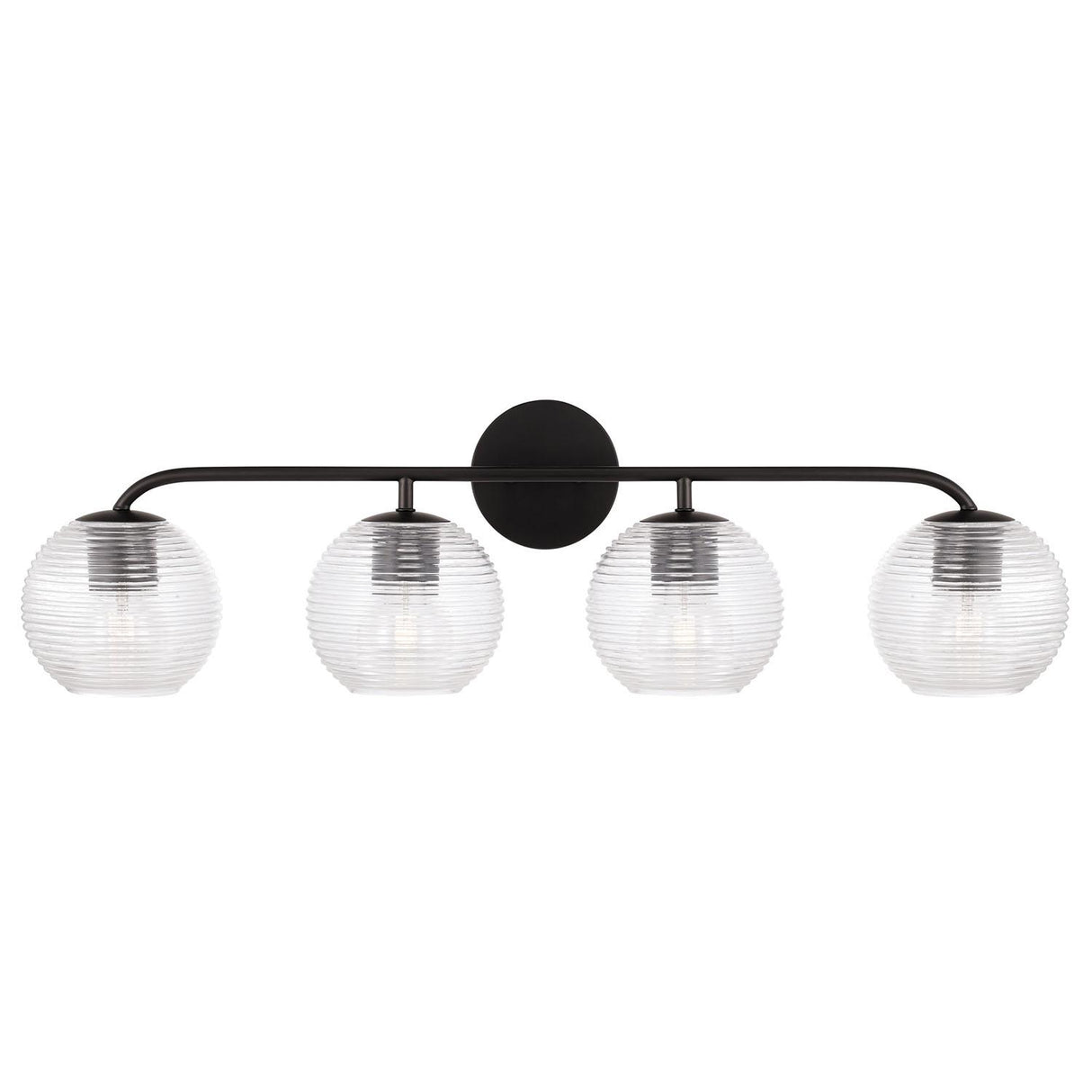 Capital Lighting 149941MB-544 Dolan 4 Light Vanity Matte Black