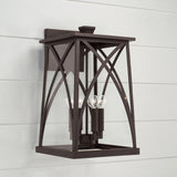 Capital Lighting 946541OZ Marshall 4 Light Outdoor Wall Lantern Oiled Bronze