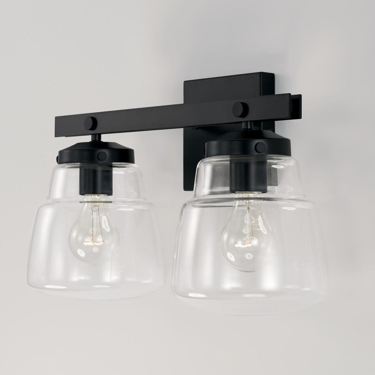 Capital Lighting 142721MB-518 Dillon 2 Light Vanity Matte Black