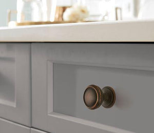 Amerock Cabinet Knob Oil Rubbed Bronze 1-1/4 inch (32 mm) Diameter Revitalize 1 Pack Drawer Knob Cabinet Hardware
