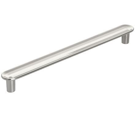 Amerock Cabinet Pull Polished Nickel 6-5/16 inch (160 mm) Center to Center Concentric 1 Pack Drawer Pull Drawer Handle Cabinet Hardware