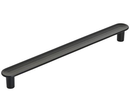 Amerock Cabinet Pull Matte Black 6-5/16 inch (160 mm) Center to Center Concentric 1 Pack Drawer Pull Drawer Handle Cabinet Hardware