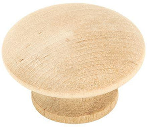 Amerock BP813-WD BP813WD Round Cabinet Knob, 1.5 Diameter, 39