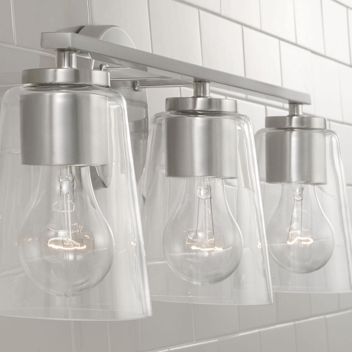 Capital Lighting 148631BN-537 Portman 3 Light Vanity Brushed Nickel