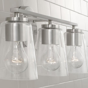 Capital Lighting 148631BN-537 Portman 3 Light Vanity Brushed Nickel