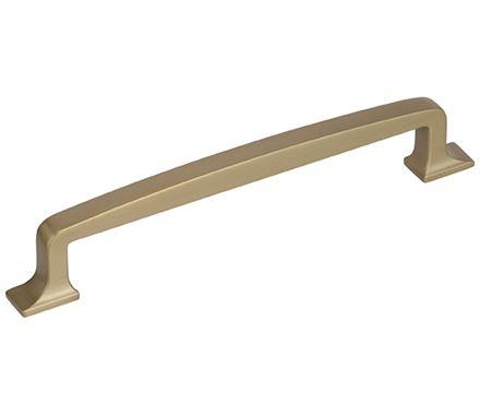 Amerock Cabinet Pull Golden Champagne 6-5/16 inch (160 mm) Center to Center Westerly 1 Pack Drawer Pull Drawer Handle Cabinet Hardware