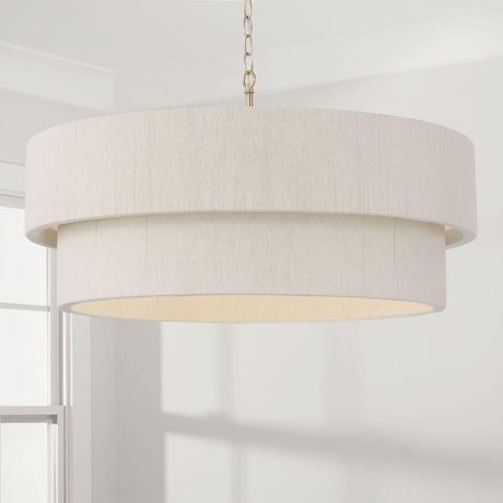 Capital Lighting 349842MA Delaney 4 Light Pendant Matte Brass
