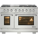 NXR AK4807 48" / 4.5 & 2.7 CF Culinary Series Gas Range, 6 Burners, Griddle