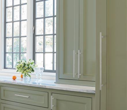 Amerock AN-195 Stainless Steel Cabinet Pull Handle 16.38 Inch(416) Centers, 19.53 Inch (496) Long