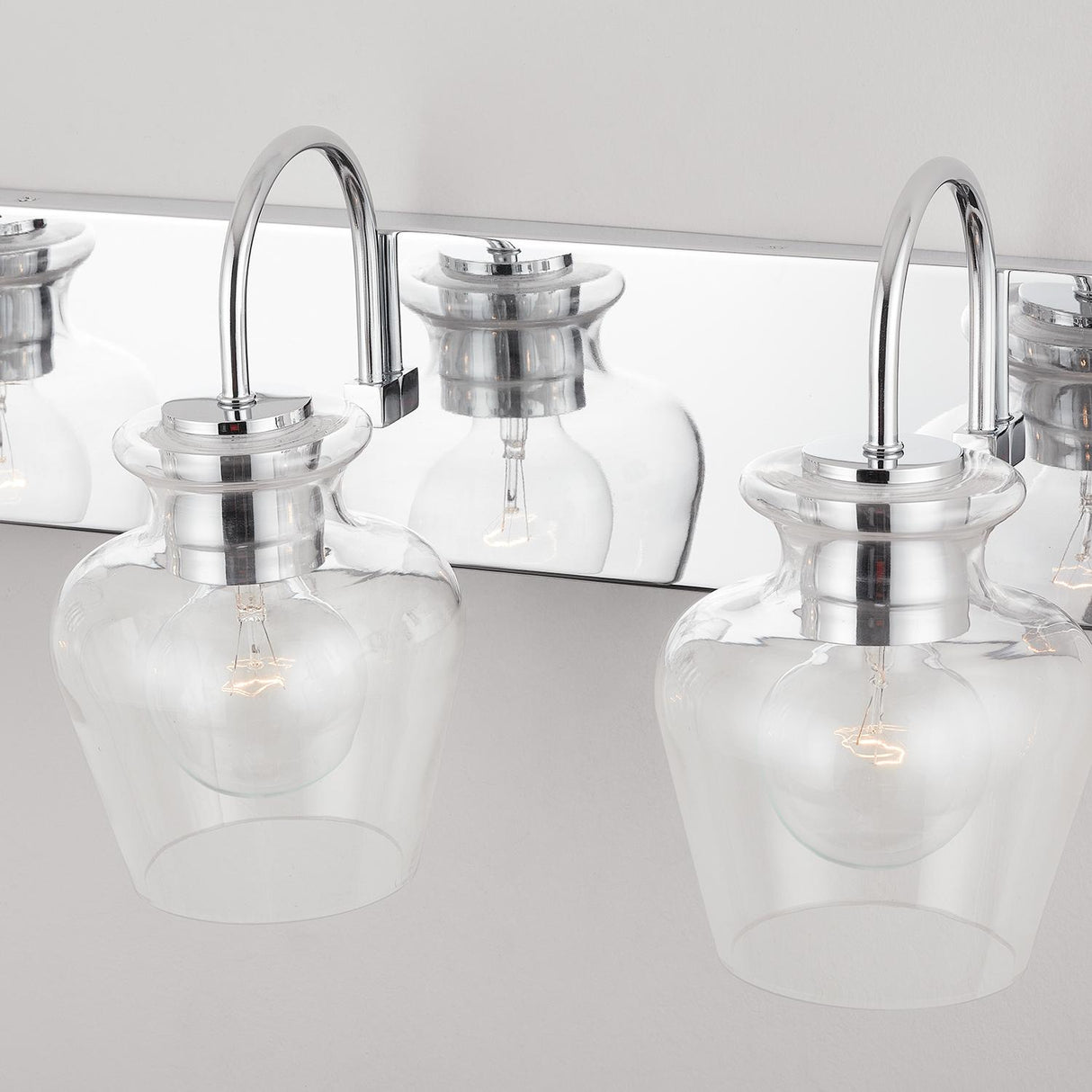 Capital Lighting 138131CH-490 Danes 3 Light Vanity Chrome