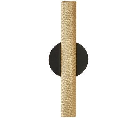 Amerock Cabinet Pull Matte Black/Matte Gold 5/8 inch (16 mm) Center to Center Transcendent 1 Pack Drawer Pull Drawer Handle Cabinet Hardware
