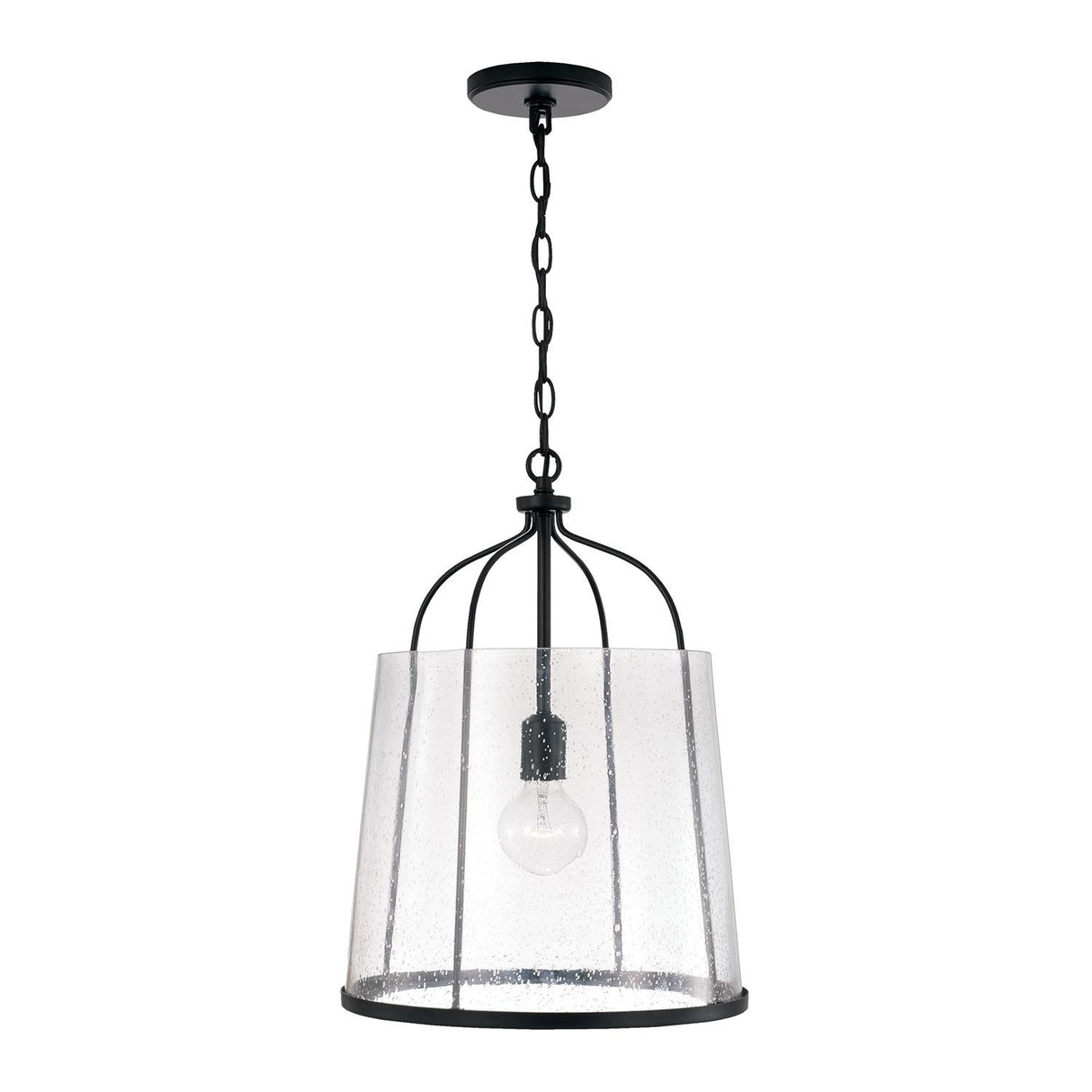 Capital Lighting 347011MB Madison 1 Light Pendant Matte Black