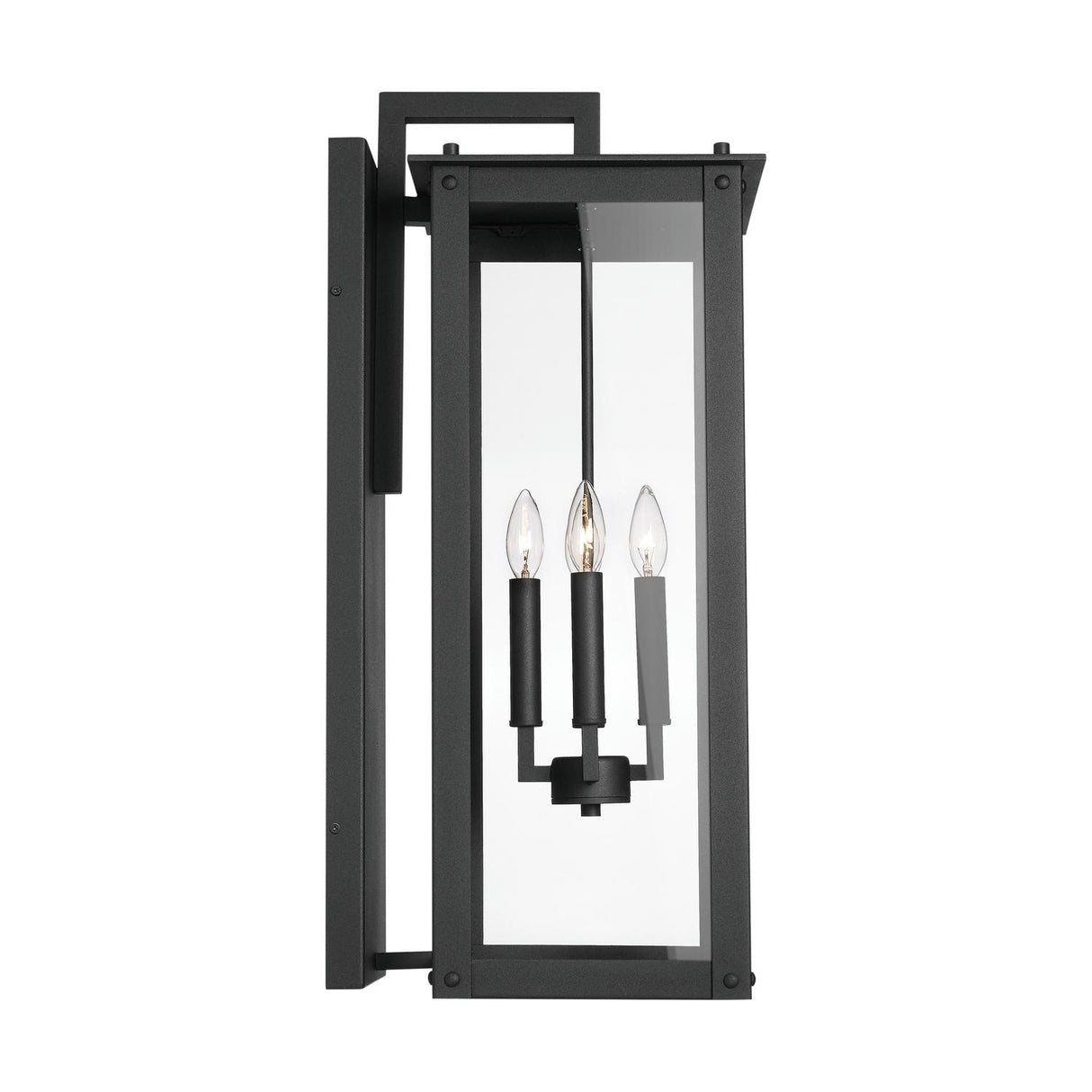 Capital Lighting 934641BK Hunt 4-Light Wall Mount Black