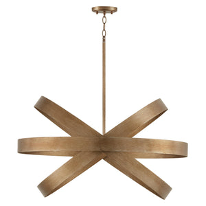Capital Lighting 439061ML Jude 6 Light Chandelier Mystic Lustre