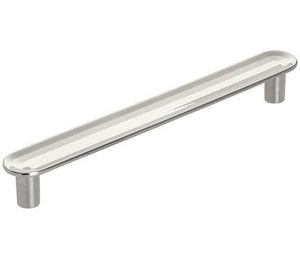 Amerock Cabinet Pull Polished Nickel 5-1/16 inch (128 mm) Center to Center Concentric 1 Pack Drawer Pull Drawer Handle Cabinet Hardware