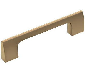 Amerock Cabinet Pull Golden Champagne 3-3/4 inch (96 mm) Center-to-Center Riva 1 Pack Drawer Pull Drawer Handle Cabinet Hardware