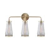 Capital Lighting 132331AD Abbott 3 Light Vanity Aged Brass