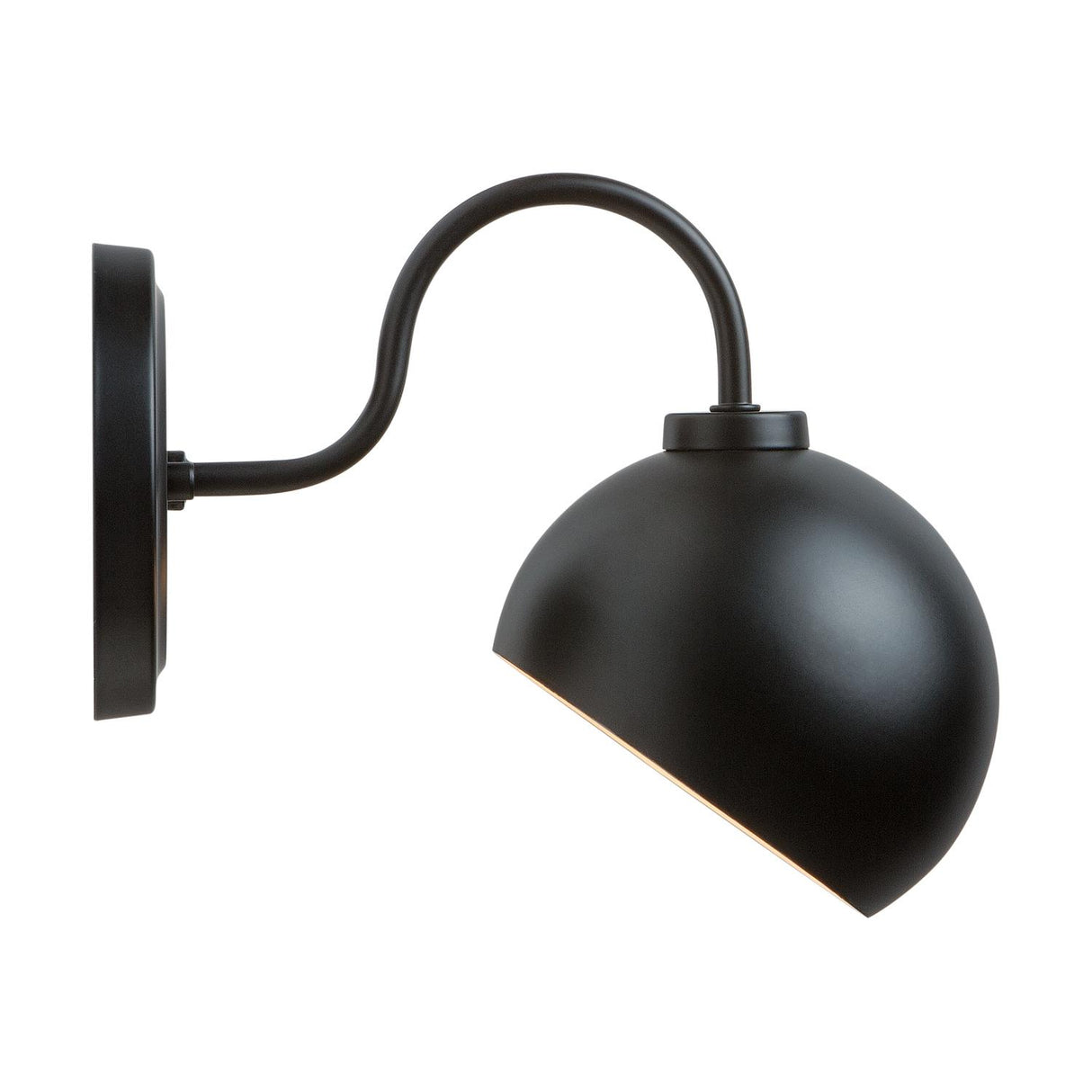 Capital Lighting 633111MB Hadley 1 Light Sconce Matte Black