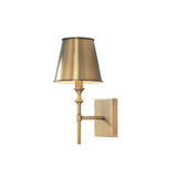 Capital Lighting 649711AD-708 Whitney 1 Light Sconce Aged Brass