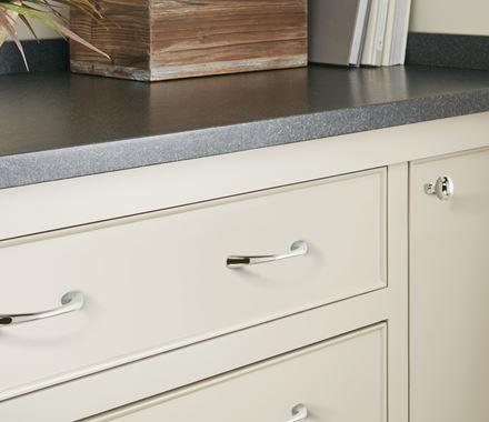 Amerock BP4466WN Vineyard 1-1/8 in (29 mm) Length Weathered Nickel Cabinet Knob