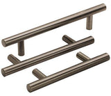 Amerock Cabinet Pull Sterling Nickel 3-3/4 inch (96 mm) Center to Center Bar Pulls 1 Pack Drawer Pull Drawer Handle Cabinet Hardware
