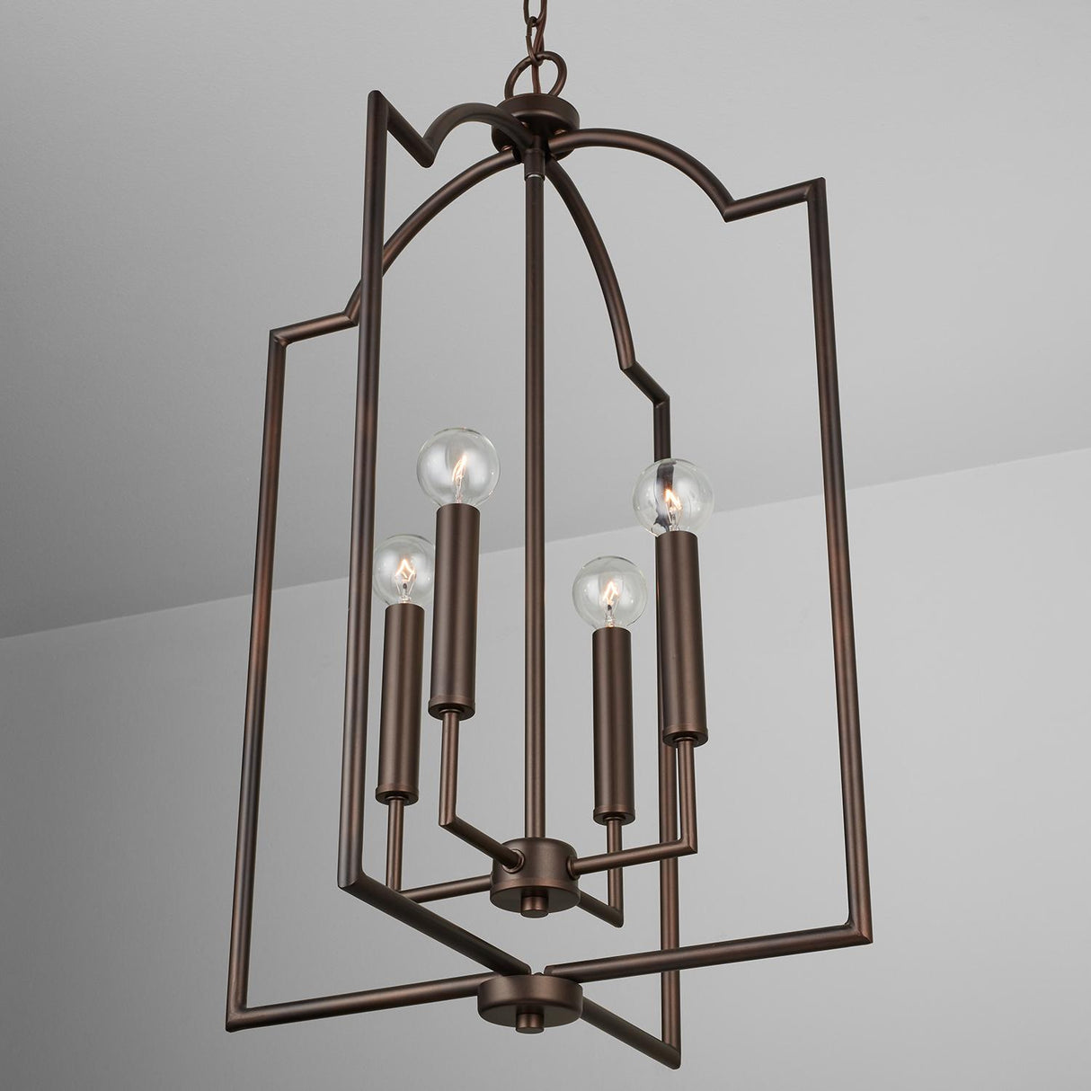 Capital Lighting 539341BZ Carter 4 Light Foyer Bronze