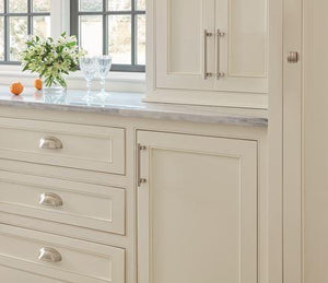 Amerock Cabinet Pull Satin Nickel 6-5/16 inch (160 mm) Center to Center Davenport 1 Pack Drawer Pull Drawer Handle Cabinet Hardware
