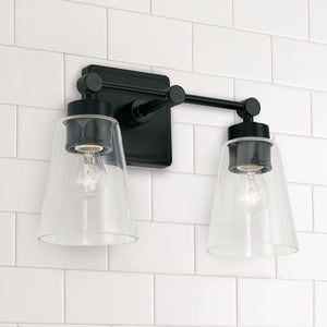 Capital Lighting 121821MB-432 Rory 2 Light Vanity Matte Black
