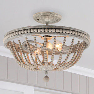 Capital Lighting 229521MS Kayla 2 Light Semi Flush Mystic Sand