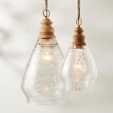 Capital Lighting 330418LW Juniper 1 Light Pendant Light Wood