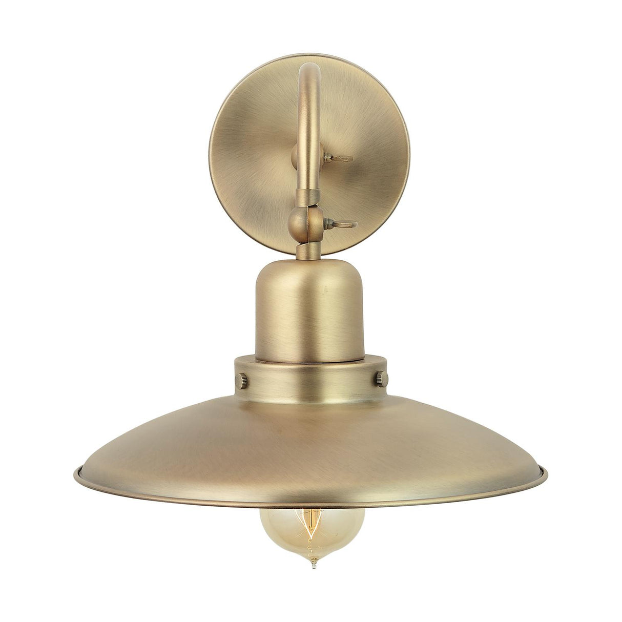 Capital Lighting 634811AD Dewitt 1 Light Sconce Aged Brass