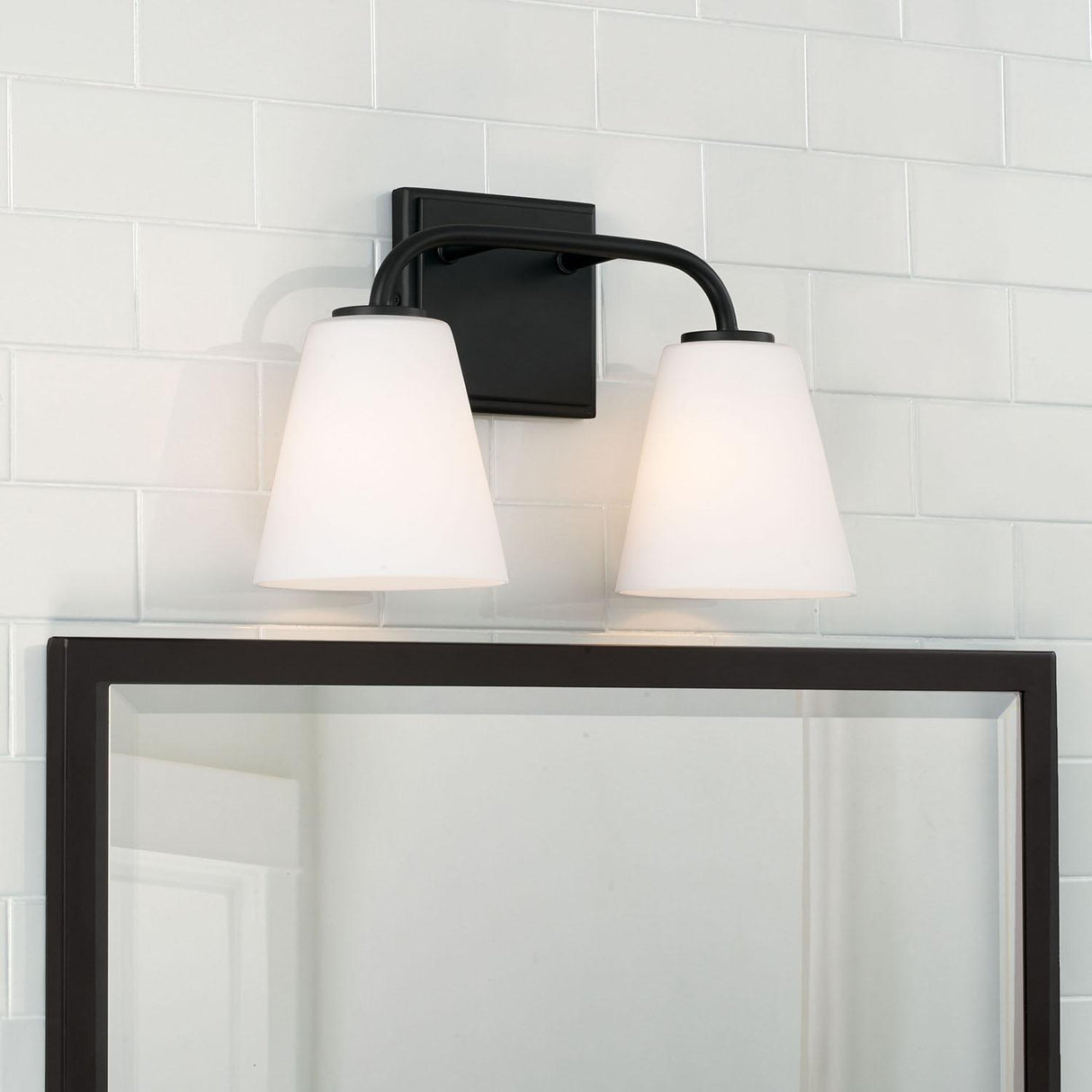 Capital Lighting 149421MB-543 Brody 2 Light Vanity Matte Black