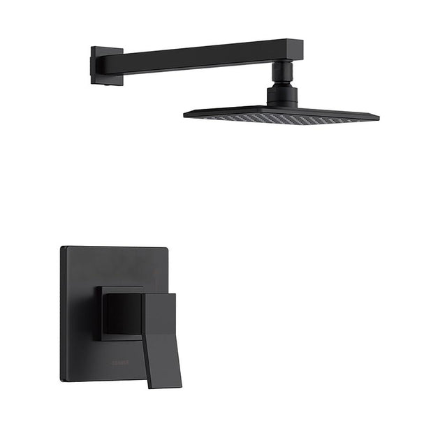 Gerber D502519BSTC Satin Black Avian Shower-only Trim Kit, 2.0GPM