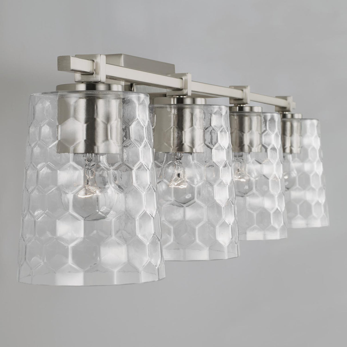 Capital Lighting 143541BN-517 Burke 4 Light Vanity Brushed Nickel