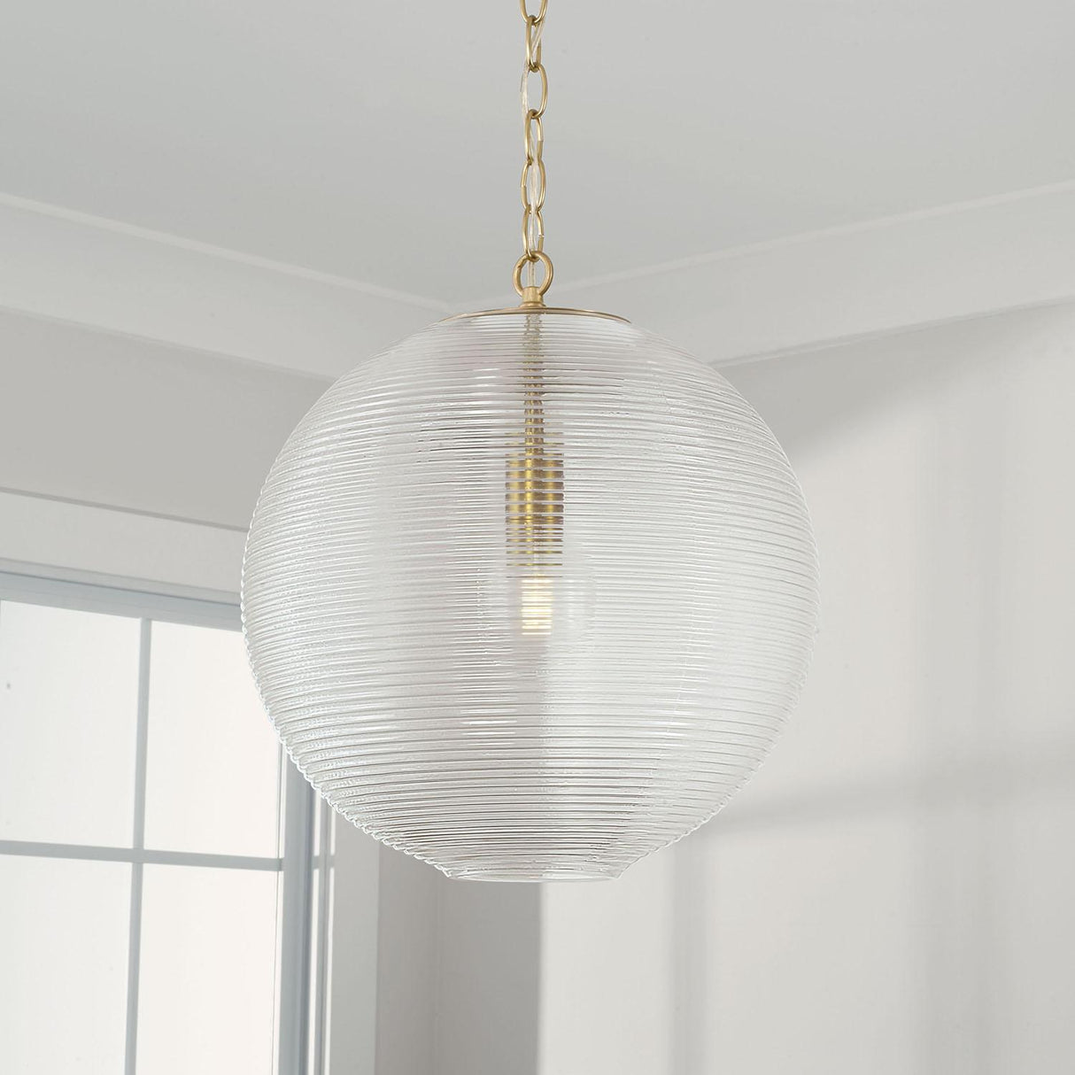 Capital Lighting 349911MA Dolan 1 Light Pendant Matte Brass